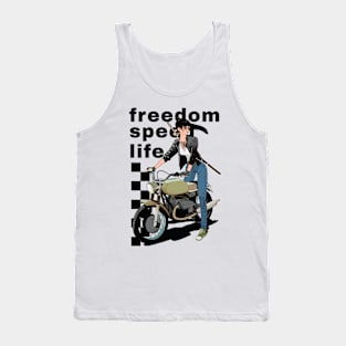 Freedom Samurai Girl Tank Top